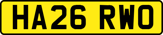 HA26RWO