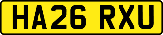 HA26RXU