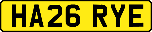 HA26RYE