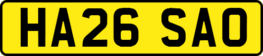 HA26SAO