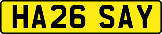 HA26SAY