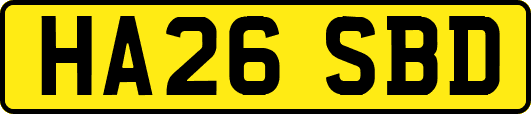 HA26SBD