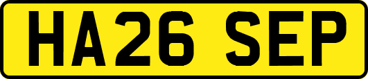 HA26SEP
