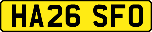 HA26SFO