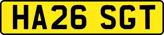HA26SGT