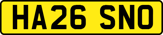HA26SNO