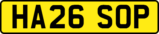 HA26SOP