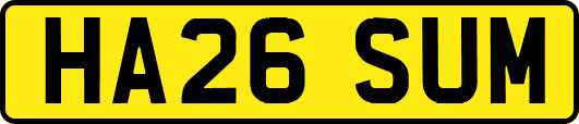 HA26SUM