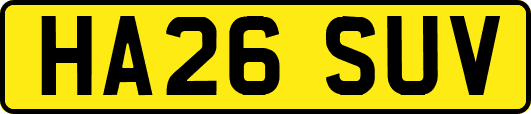 HA26SUV