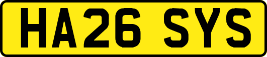 HA26SYS