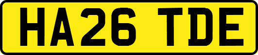 HA26TDE