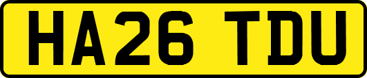 HA26TDU