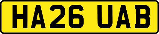 HA26UAB