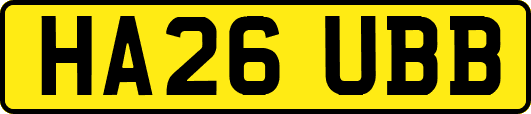 HA26UBB