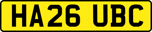 HA26UBC