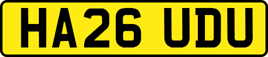 HA26UDU