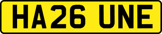 HA26UNE