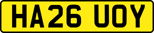 HA26UOY