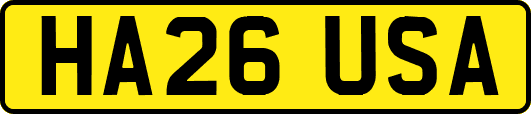 HA26USA