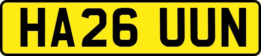 HA26UUN