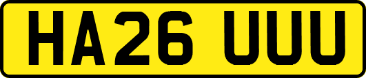 HA26UUU