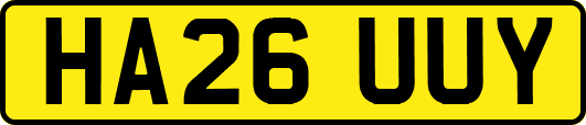 HA26UUY