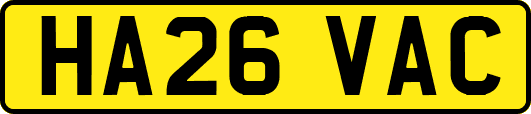 HA26VAC