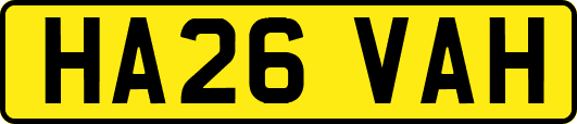 HA26VAH