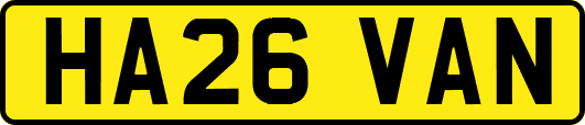 HA26VAN