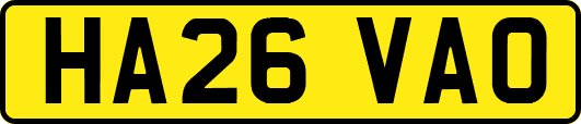 HA26VAO