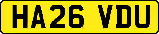 HA26VDU