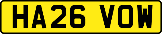 HA26VOW
