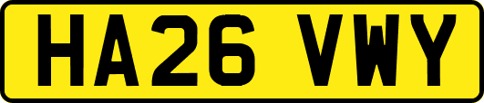 HA26VWY