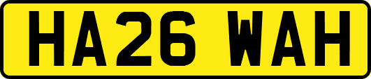 HA26WAH