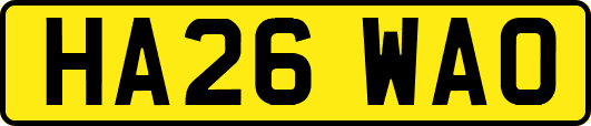 HA26WAO