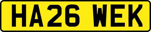 HA26WEK
