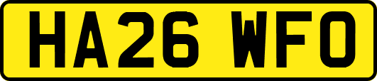HA26WFO