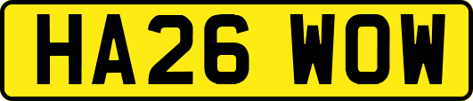 HA26WOW