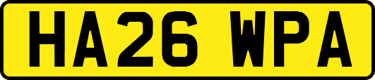HA26WPA