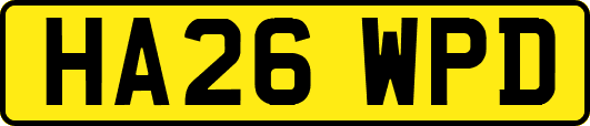 HA26WPD