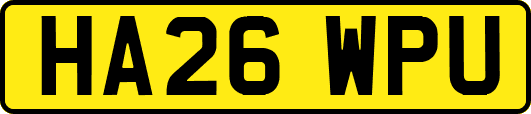 HA26WPU