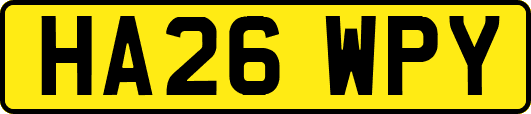 HA26WPY