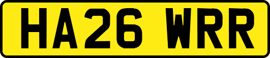 HA26WRR