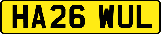 HA26WUL
