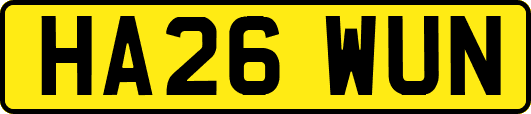 HA26WUN