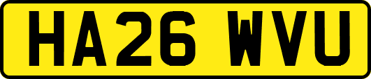 HA26WVU