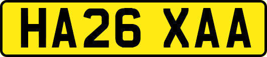 HA26XAA