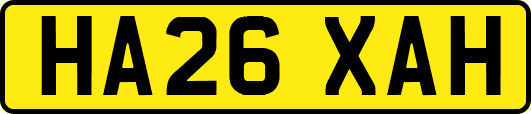 HA26XAH