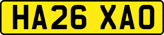 HA26XAO