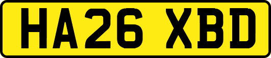 HA26XBD
